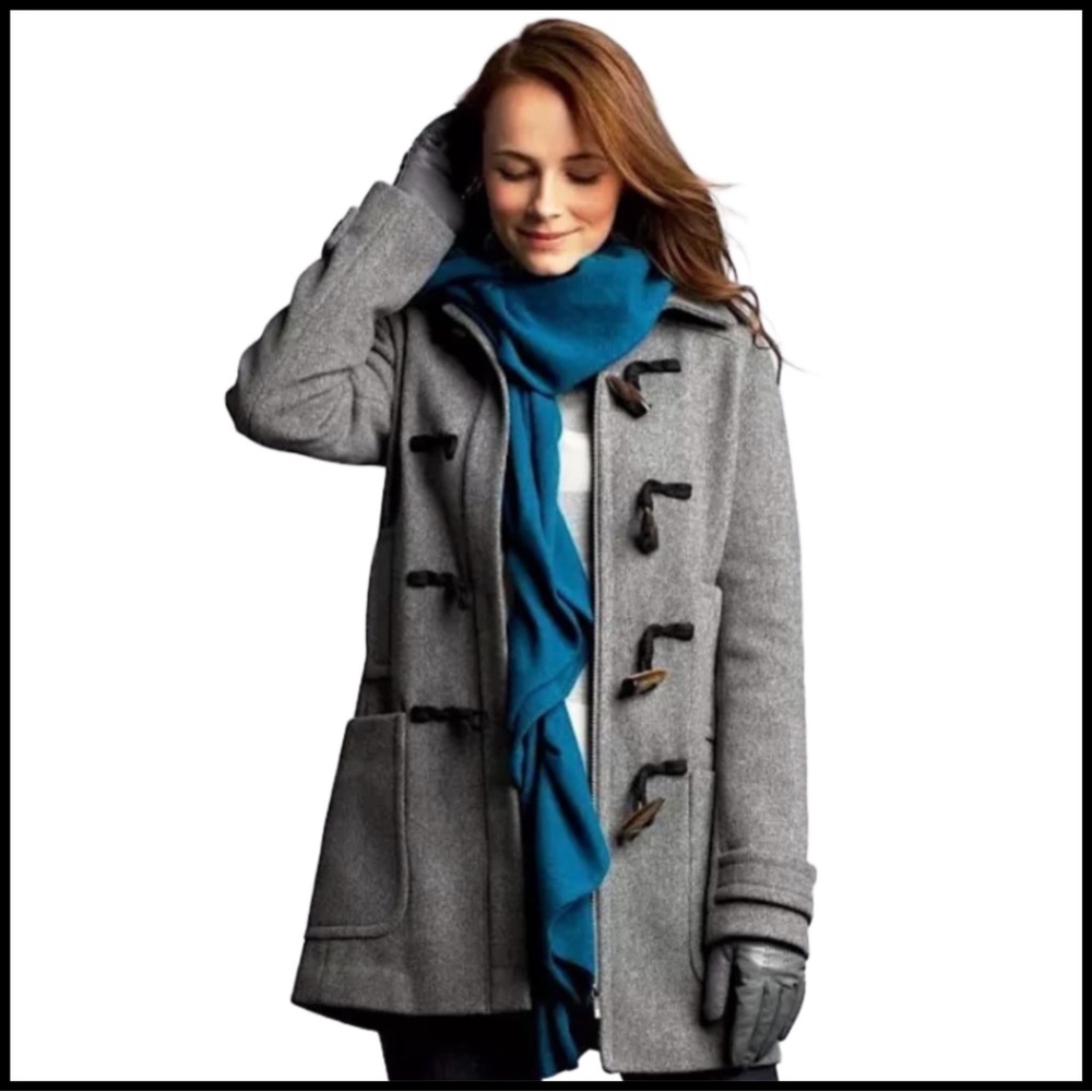 BANANA REPUBLIC WOOL TOGGLE COAT Sz XS